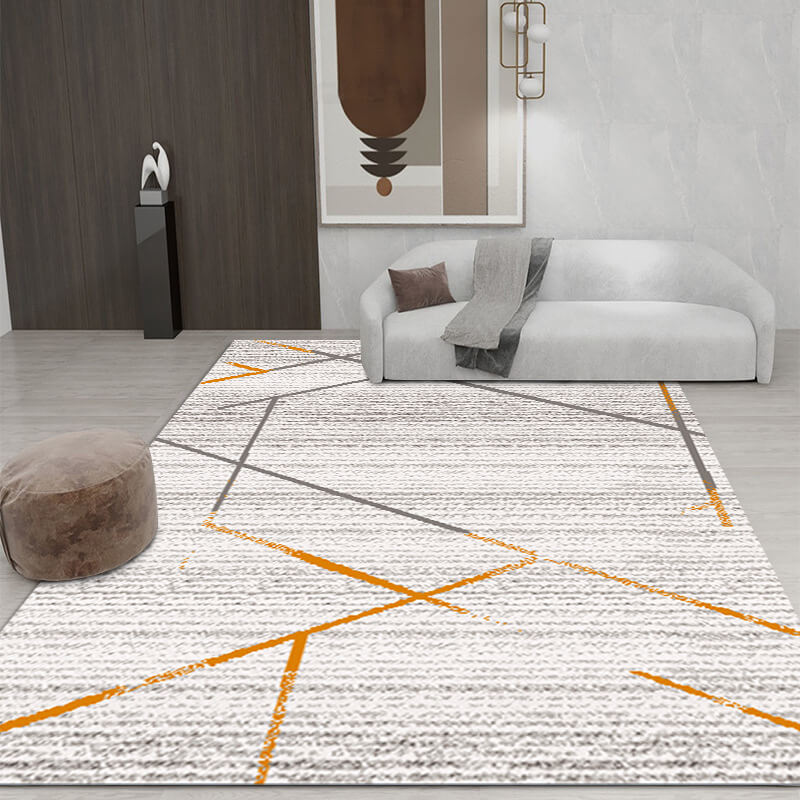 Simple Striped Rugs for Living Room Dining Room Bedroom Hall