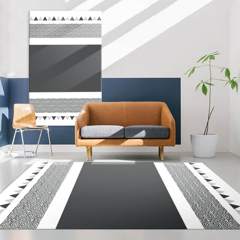Modern Light Luxury and Simplicity Rugs for Living Room Dining Room Bedroom