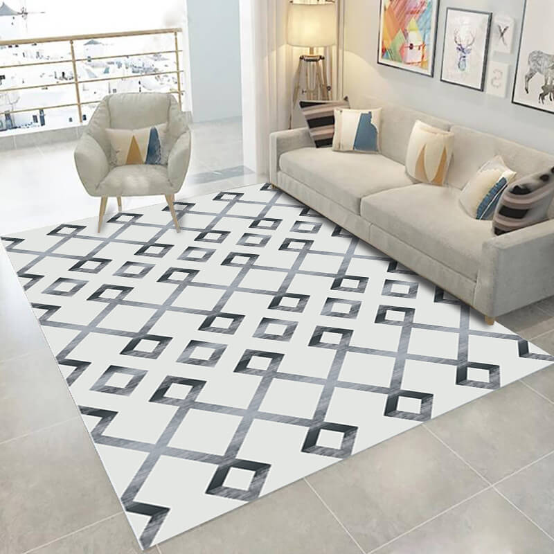 Modern Minimalist Geometric Rugs for Living Room Dining Room Bedroom Hall 01