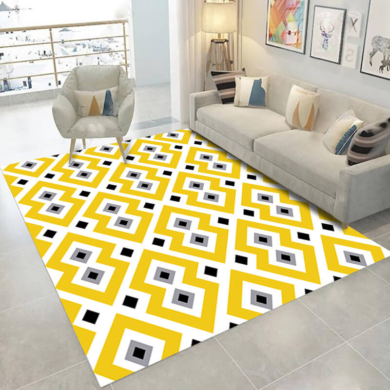 Modern Minimalist Geometric Rugs for Living Room Dining Room Bedroom Hall 07