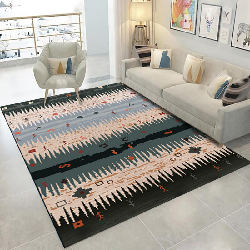 Modern Minimalist Moroccan Rugs for Living Room Dining Room Bedroom Hall 03