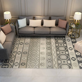 Moroccan Geometric Area Rugs Floor Mat Polyester for Bedroom Hall Office Living Room 07