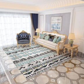 Moroccan Geometric Area Rugs Floor Mat Polyester for Bedroom Hall Office Living Room 13