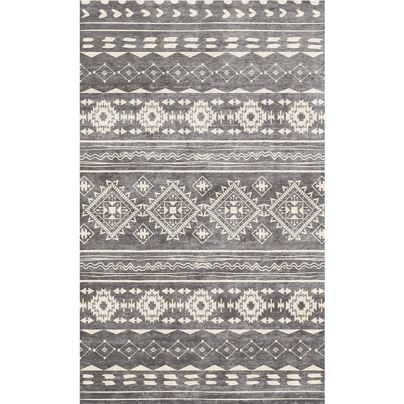 Moroccan Geometric Area Rugs Floor Mat Polyester for Bedroom Hall Office Living Room 14