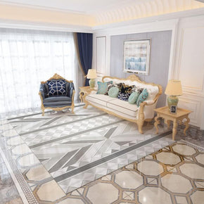 Moroccan Geometric Area Rugs Floor Mat Polyester for Bedroom Hall Office Living Room 16
