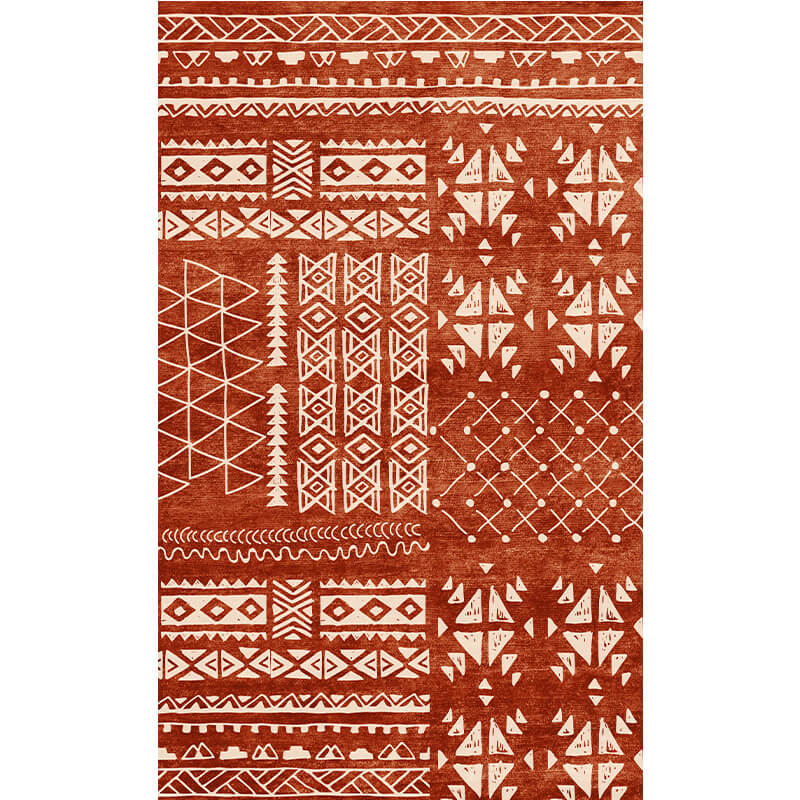 Moroccan Geometric Area Rugs Floor Mat Polyester for Bedroom Hall Office Living Room 18