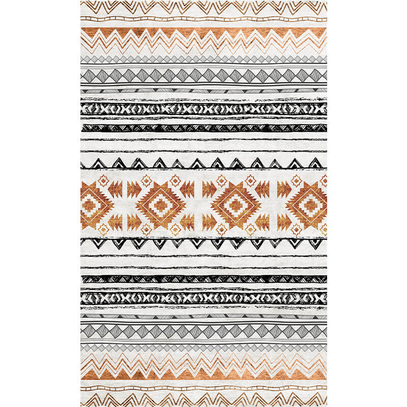Moroccan Geometric Area Rugs Floor Mat Polyester for Bedroom Hall Office Living Room 19
