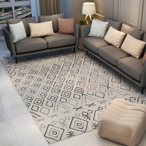 Moroccan Geometric Area Rugs Floor Mat Polyester for Bedroom Hall Office Living Room 20