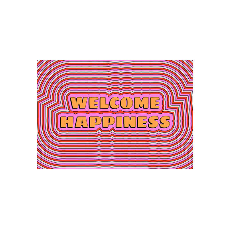 Red Entryway Doormat Rugs Kitchen Bathroom Anti-slip Mats