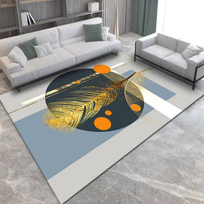 Light Luxury Simple Pattern Modern Rugs for Living Room Dining Room Bedroom Hall
