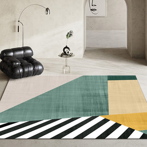 07 Colorful Abstract Geometric Pattern Modern Rugs for Living Room Dining Room Bedroom Hall