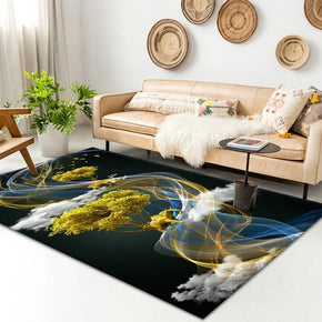 Fluttering Ribbon Pattern Modern Simple Rugs For Living Room Dining Room Bedroom