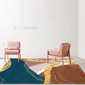 12 Abstract Color Block Pattern Modern Rug For Bedroom Living Room Sofa Rugs Floor Mat