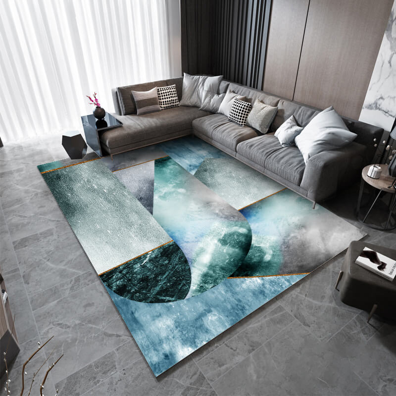 Beautiful Ink Abstract Gradient Pattern Modern Rug For Bedroom Living Room Sofa Rugs Floor Mat 06