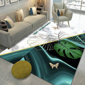 09 Leaves Pattern Area Rugs for Living Room Dining Room Bedroom Hall