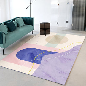Multicolor Simple Abstract Color block Pattern Rugs For Living Room Dining Room Bedroom 03
