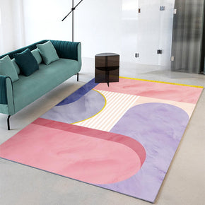 Multicolor Simple Abstract Color block Pattern Rugs For Living Room Dining Room Bedroom 05