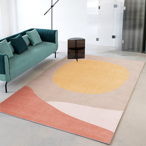Multicolor Simple Abstract Color block Pattern Rugs For Living Room Dining Room Bedroom 08