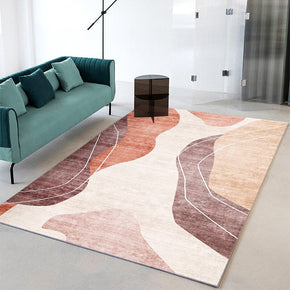Multicolor Simple Abstract Color block Pattern Rugs For Living Room Dining Room Bedroom 10