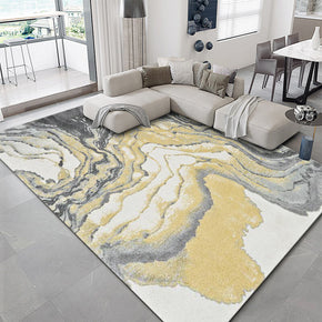 Concise Water Ink Stitching Pattern Modern Carpets For Bedroom Living Room Sofa Rugs 07