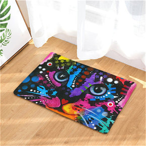 Colour Cat Patterned Entryway Doormat Rugs Kitchen Bathroom Anti-slip Mats 08