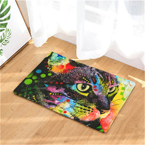 Colour Cat Patterned Entryway Doormat Rugs Kitchen Bathroom Anti-slip Mats 09