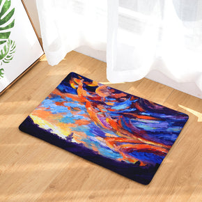 Landscape Oil Painting Patterned Entryway Doormat Rugs Kitchen Bathroom Anti-slip Mats 16