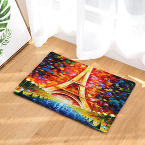 Oil Painting Patterned Entryway Doormat Rugs Kitchen Bathroom Anti-slip Mats 13