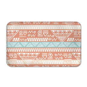 Moroccan Simplicity Flannel Striped Patterned Entryway Doormat Rugs Kitchen Bathroom Anti-slip Mats