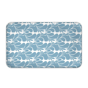 Blue Patterned Simplicity Flannel Striped Moroccan Entryway Doormat Rugs Kitchen Bathroom Anti-slip Mats