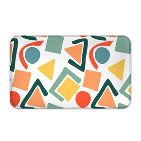 Multi-colours Modern Moroccan Striped Flannel Patterned Simplicity Entryway Doormat Rugs Kitchen Bathroom Anti-slip Mats