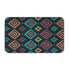 Moroccan Modern Striped Flannel Geometric Patterned Simplicity Entryway Doormat Rugs Kitchen Bathroom Anti-slip Mats