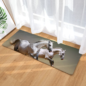 13 Steed Animal Modern Patterned Flannel Simplicity Entryway Doormat Rugs Kitchen Bathroom Anti-slip Mats