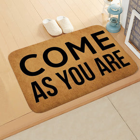 Vintage Proverbs Hand-drawn Text Pattern Modern Patterned Simplicity Entryway Doormat Rugs Kitchen Bathroom Anti-slip Mats 11