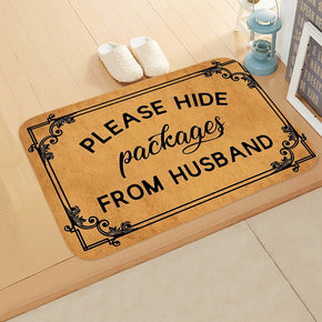 Vintage Proverbs Hand-drawn Text Pattern Modern Patterned Simplicity Entryway Doormat Rugs Kitchen Bathroom Anti-slip Mats 20