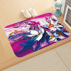 Oil Painting Printed Pattern Modern Simplicity Entryway Doormat Rugs Kitchen Bathroom Anti-slip Mats 13