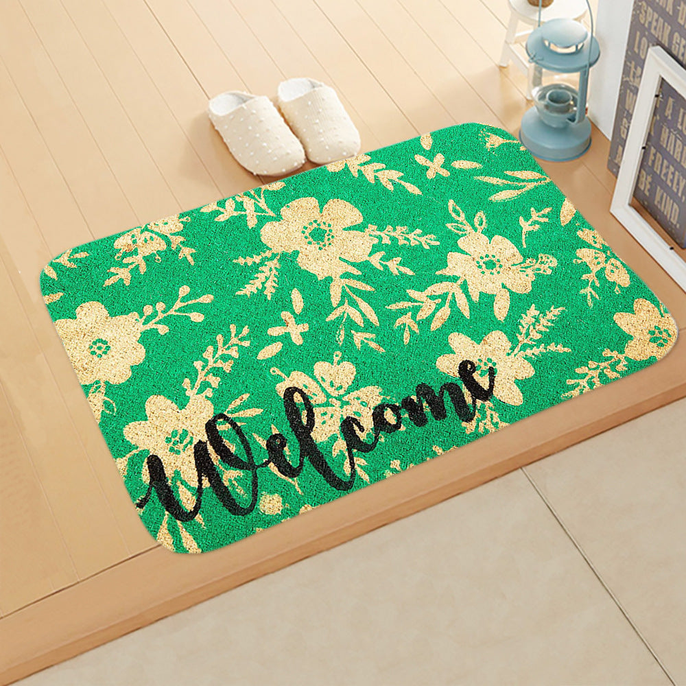 ¡°Welcome¡± Pattern Modern Simplicity Entryway Doormat Rugs Kitchen Bathroom Anti-slip Mats 05