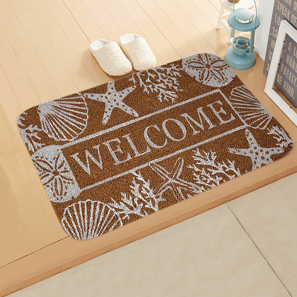 ¡°Welcome¡± Pattern Modern Simplicity Entryway Doormat Rugs Kitchen Bathroom Anti-slip Mats 06