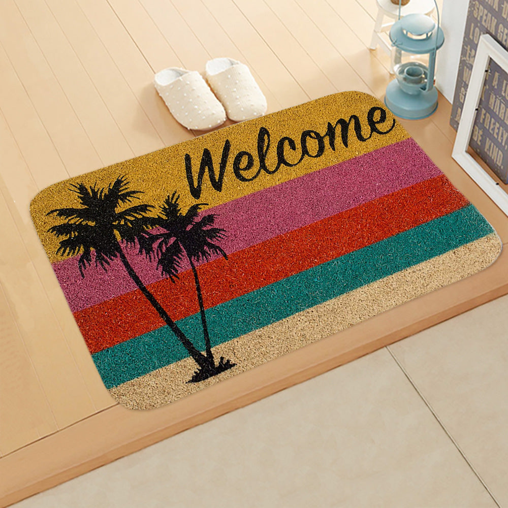 ¡°Welcome¡± Pattern Modern Simplicity Entryway Doormat Rugs Kitchen Bathroom Anti-slip Mats 09