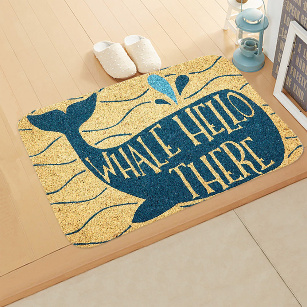Welcome Home Pattern Modern Simplicity Entryway Doormat Rugs Kitchen Bathroom Anti-slip Mats 05