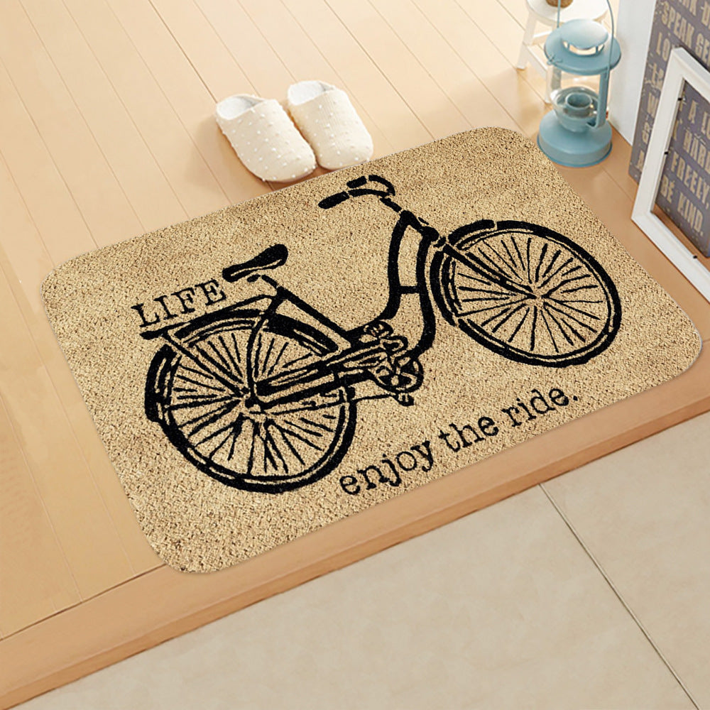 Welcome Home Pattern Modern Simplicity Entryway Doormat Rugs Kitchen Bathroom Anti-slip Mats 08