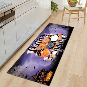 Halloween Series Pattern Entryway Doormat Runners Rugs Kitchen Bathroom Anti-slip Mats 08