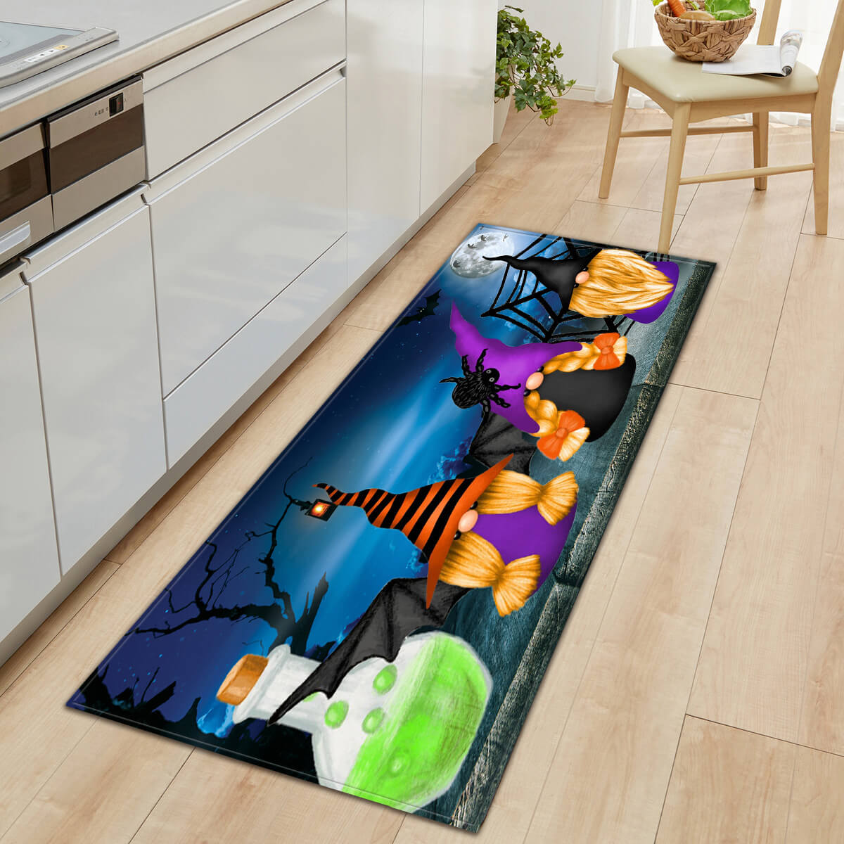 Halloween Series Pattern Entryway Doormat Runners Rugs Kitchen Bathroom Anti-slip Mats 10