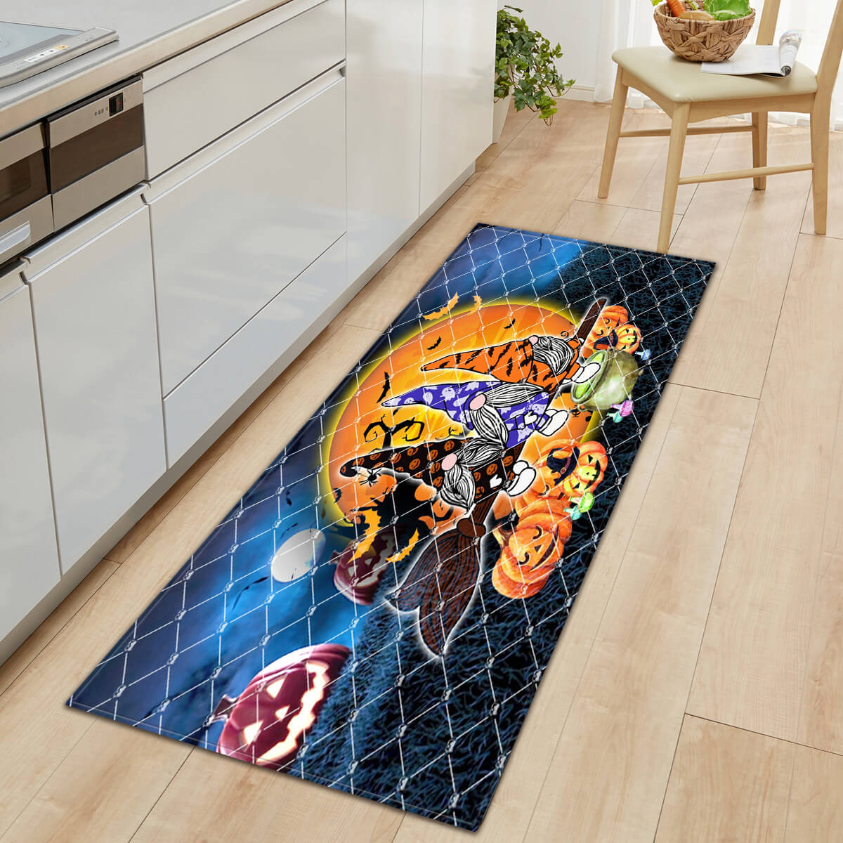Halloween Series Pattern Entryway Doormat Runners Rugs Kitchen Bathroom Anti-slip Mats 13