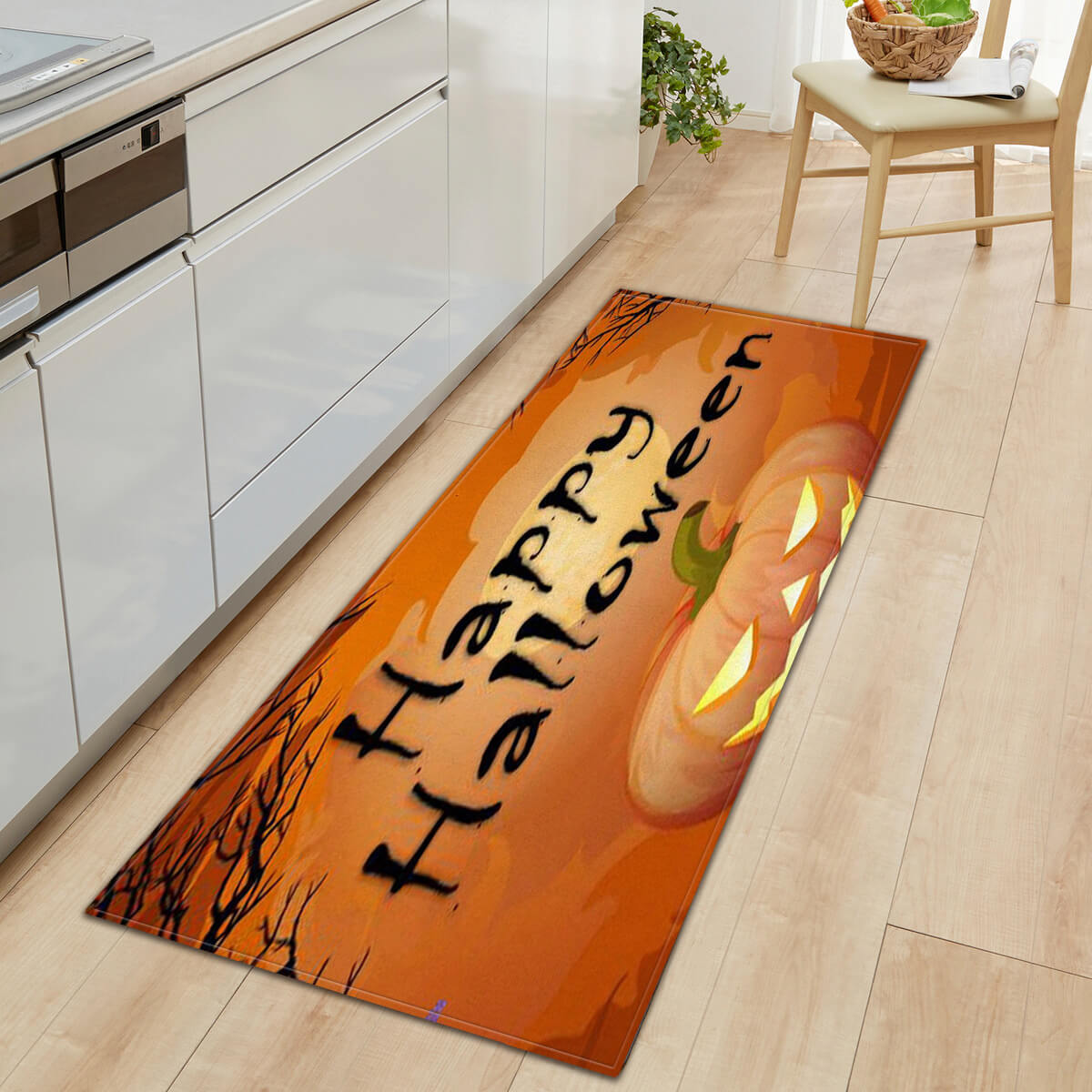Halloween Series Pattern Entryway Doormat Runners Rugs Kitchen Bathroom Anti-slip Mats 19