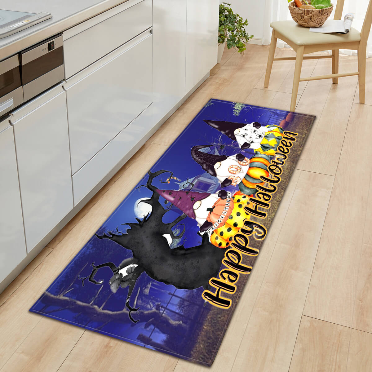 Halloween Series Pattern Entryway Doormat Runners Rugs Kitchen Bathroom Anti-slip Mats 22