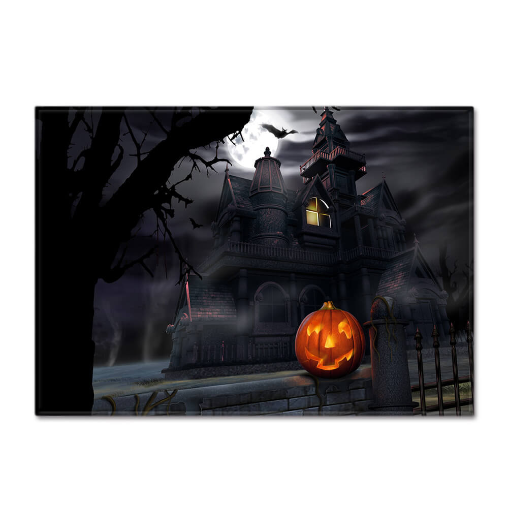 Halloween Flannel Living Room Carpets for Party Holiday Decoration