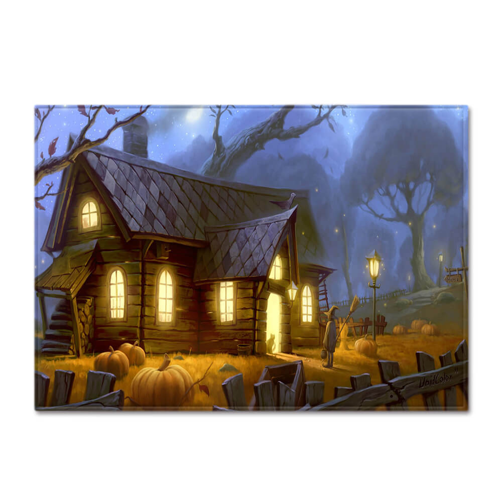 Halloween Flannel Living Room Carpets for Party Holiday Decoration