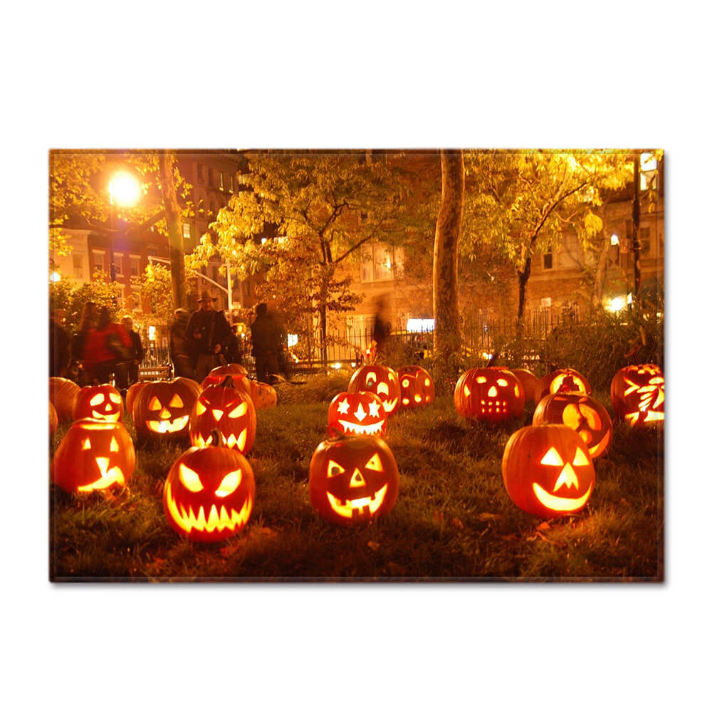 Halloween Flannel Living Room Carpets for Party Holiday Decoration
