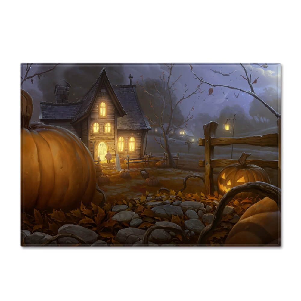 Halloween Flannel Living Room Carpets for Party Holiday Decoration
